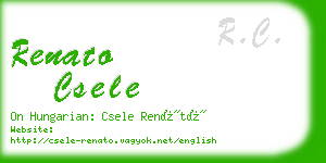 renato csele business card